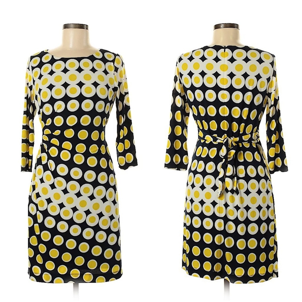 Eliza J Polka dots shift dress